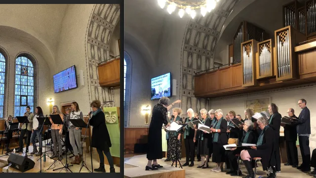 Kichor und Band Kirche Degersheim (Foto: Kurt Witzig) Kichor und Band Kirche Degersheim (Foto: Kurt Witzig)